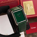 Cartier Tank Must WSTA0056 Silver Green Watch