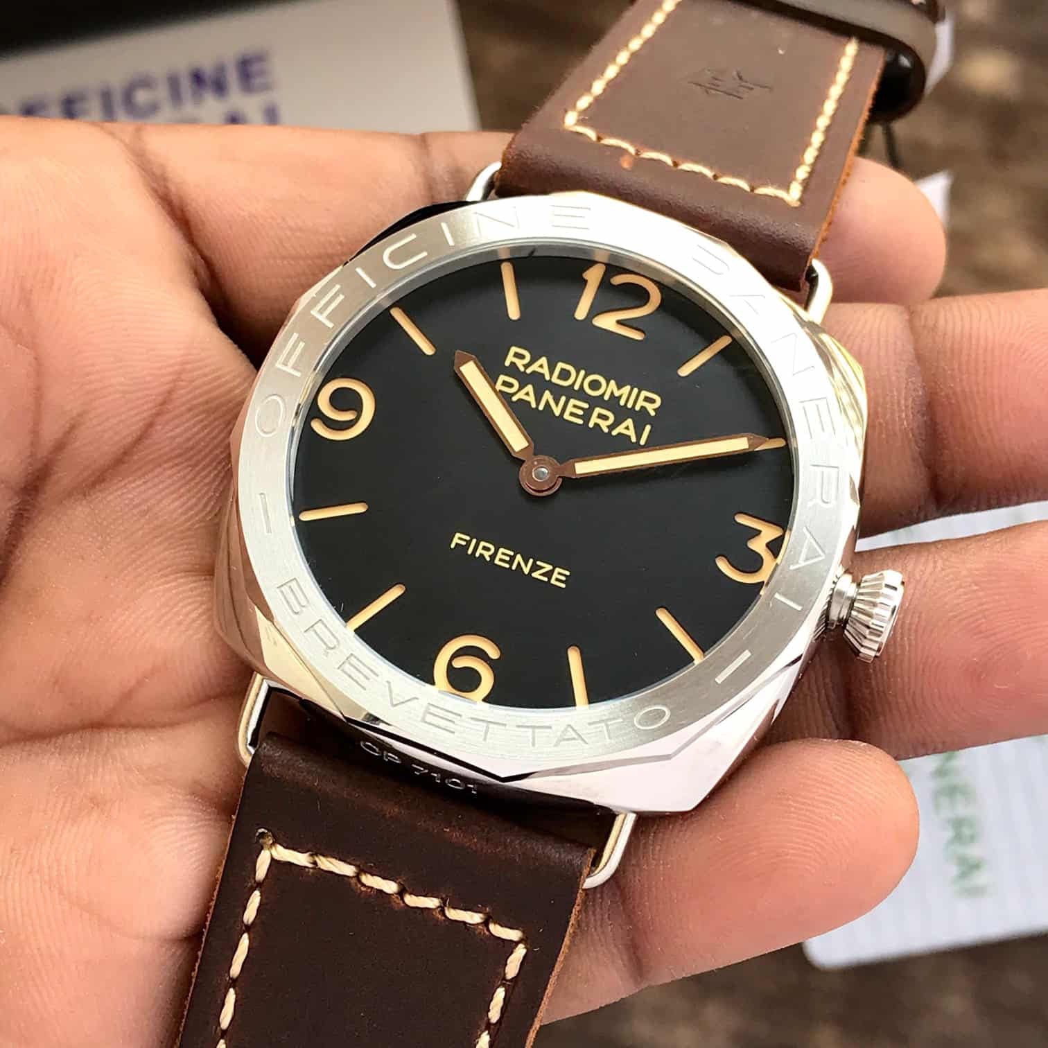 Radiomir Luminor Panerai Swiss Semi ETA Self Winding Automatic Machinery