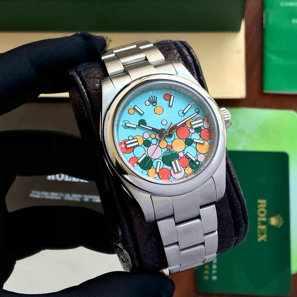 Rolex Perpetual Oyster Bubbles Japanese Automatic Mens Watch