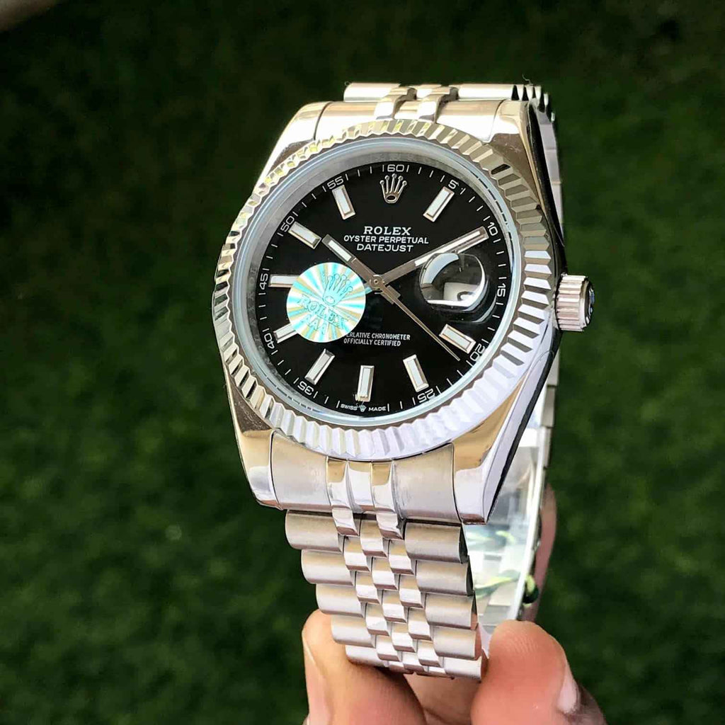 Rolex Daytona Date Just 41 Stainless Steel Silver Black Dial Jubli Automatic Master Quality Mens Watch