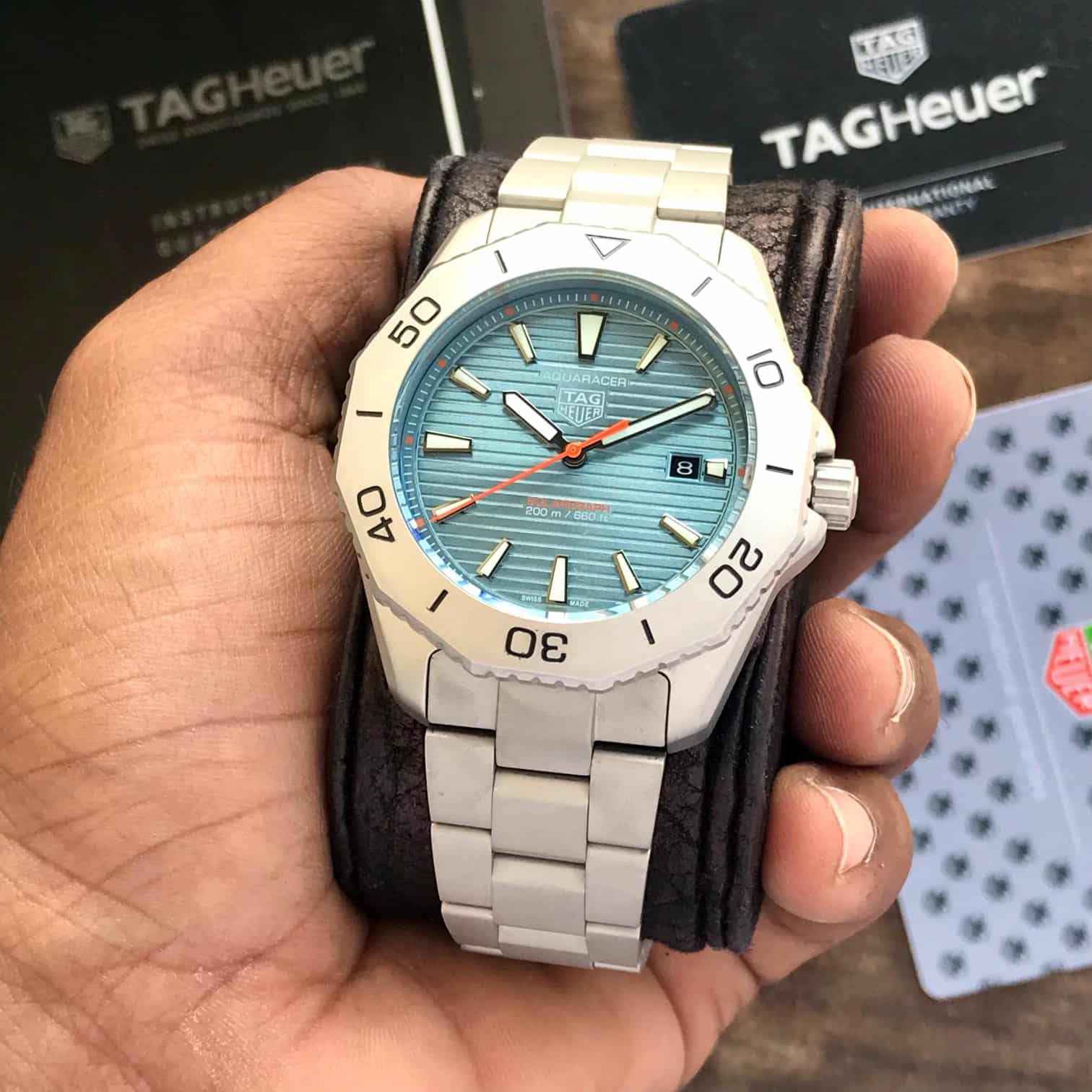 Tag Heuer Aqua-racer Professional 200 Solar-graph Premium Automatic Mens Watch