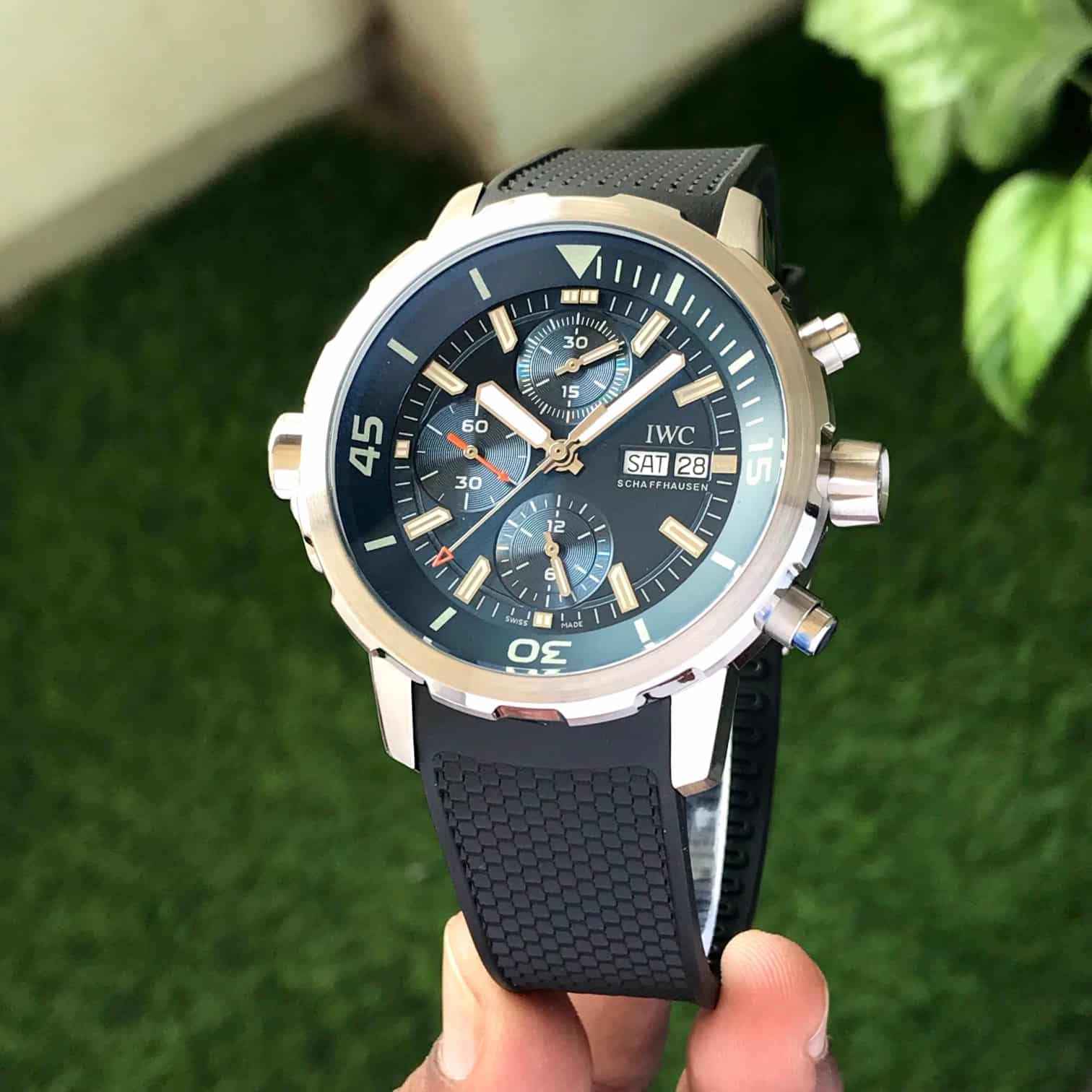 IWC Aquatimer Chronograph Premium Japanese Mens Watch