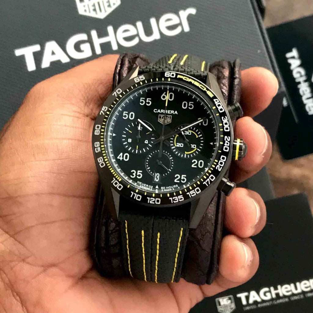 TAG Heuer Carrera X Porsche Yellow Racing Premium Men’s Watch