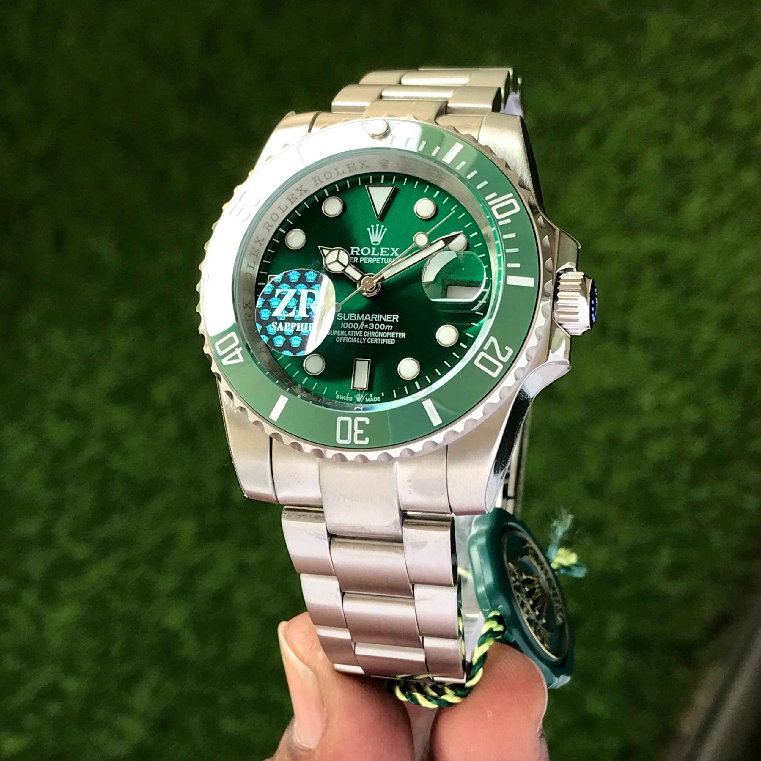 Rolex Submariner Hulk Limited Edition Silver Tone Green Dial Japanese Master Quality Automatic Men’s Watch