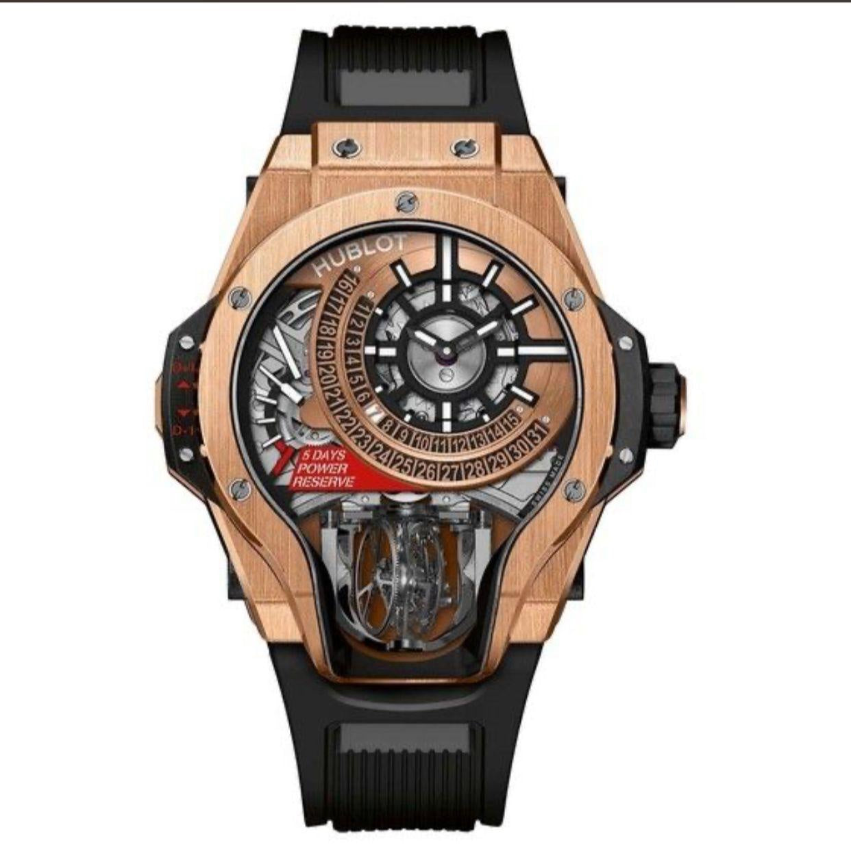 Hublot MP MP-09 Tourbillon Bi-Axis King Rosegold Black Dial Men’s Watch