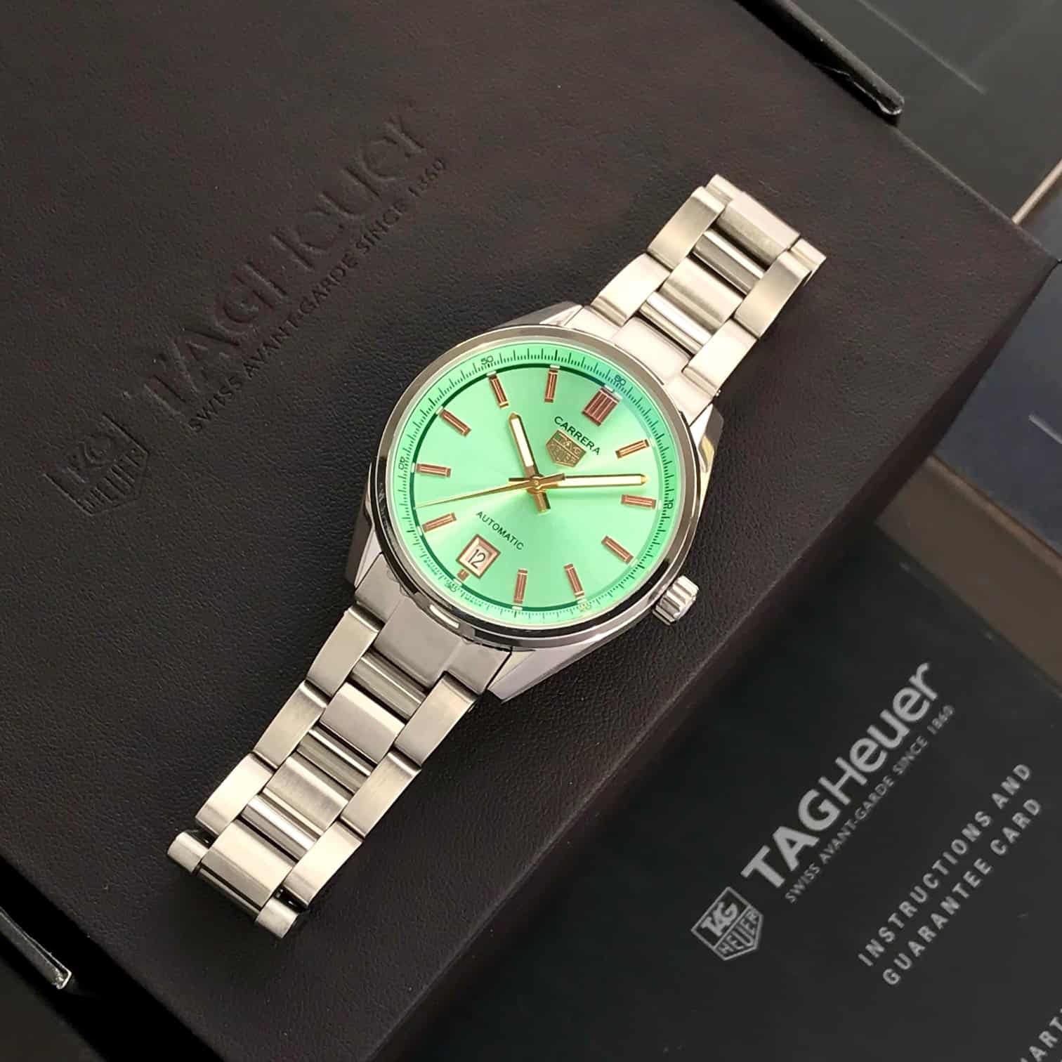 Tag Heuer Grand Carrera Green Dial Japanese Automatic Women’s Watch