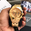 Guess GW0260G4 Chronograph’s Gold Tone Stainless Steel Mens Watch