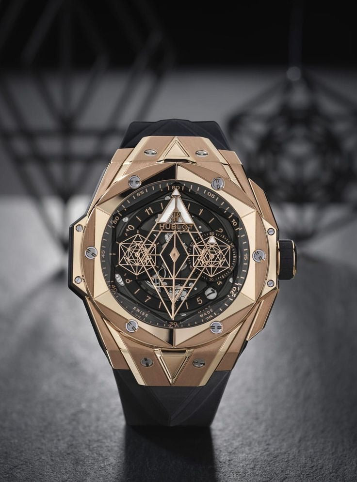Hublot Big Bang King Sang Bleu Rose Gold Premium Mens Watch