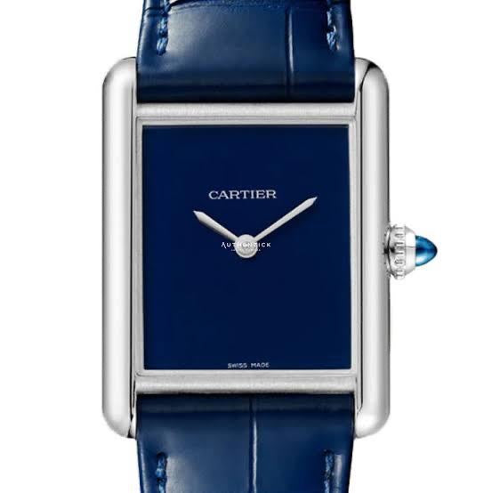 Cartier Tank Silver Green Premium Unisex Watch