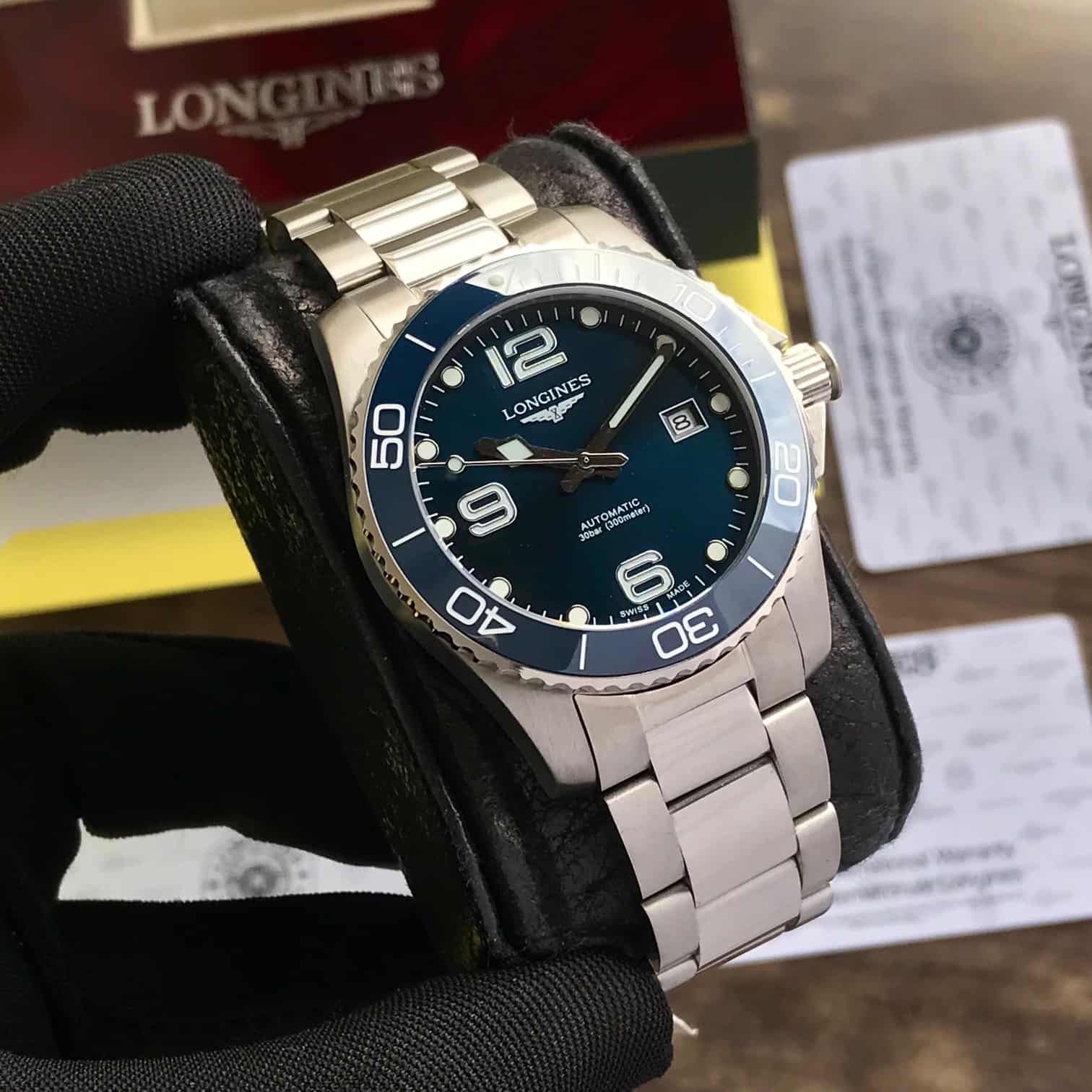 Longines HydroConquest Silver Blue Dial Premium Automatic Men’s Watch