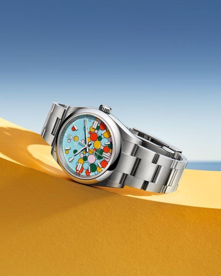 Rolex Perpetual Oyster Bubbles Japanese Automatic Mens Watch