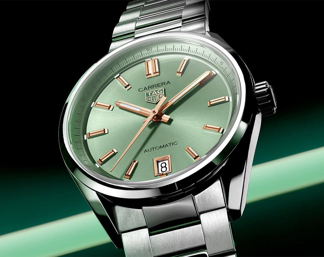 Tag Heuer Grand Carrera Green Dial Japanese Automatic Women’s Watch