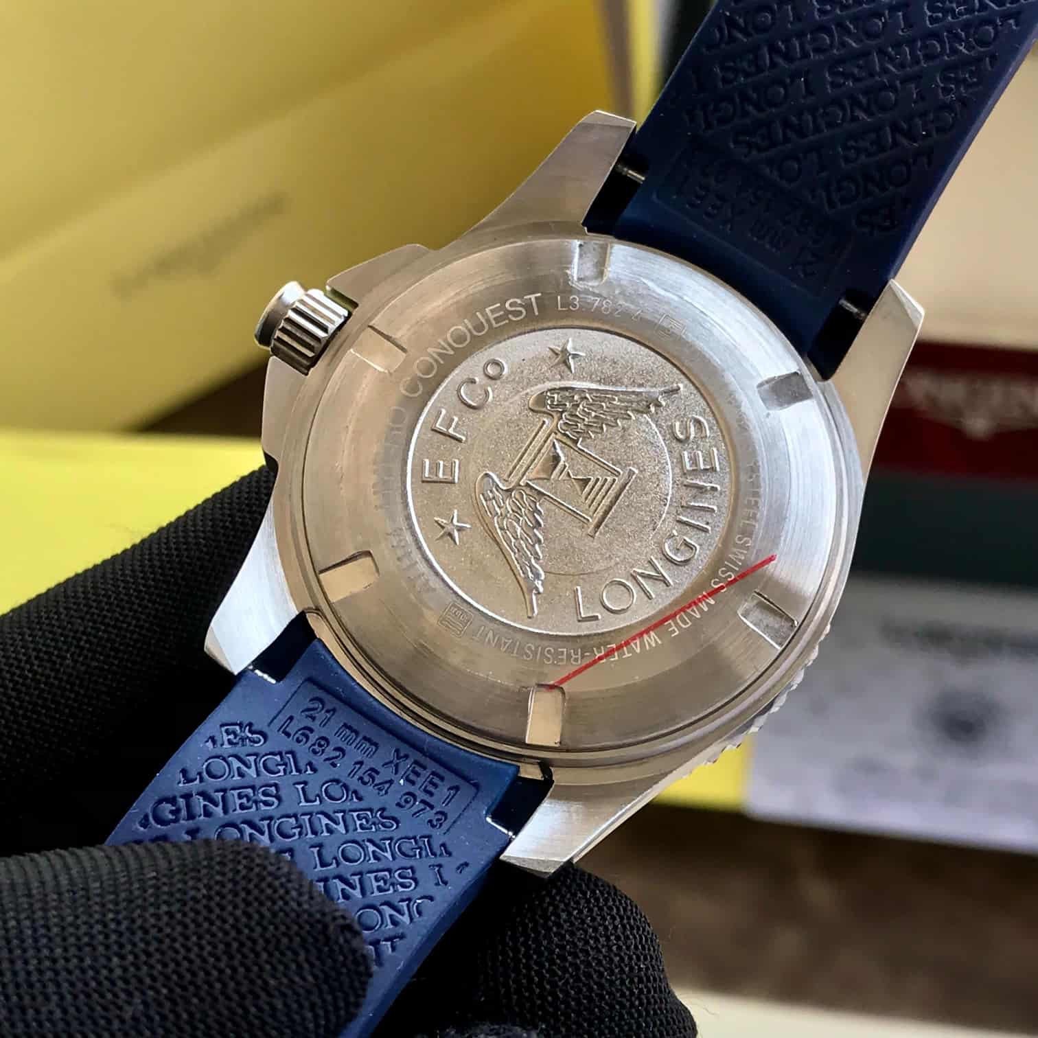 Longines Hydroconquest Automatic Silver Blue Fiber Automatic Watch for Men’s
