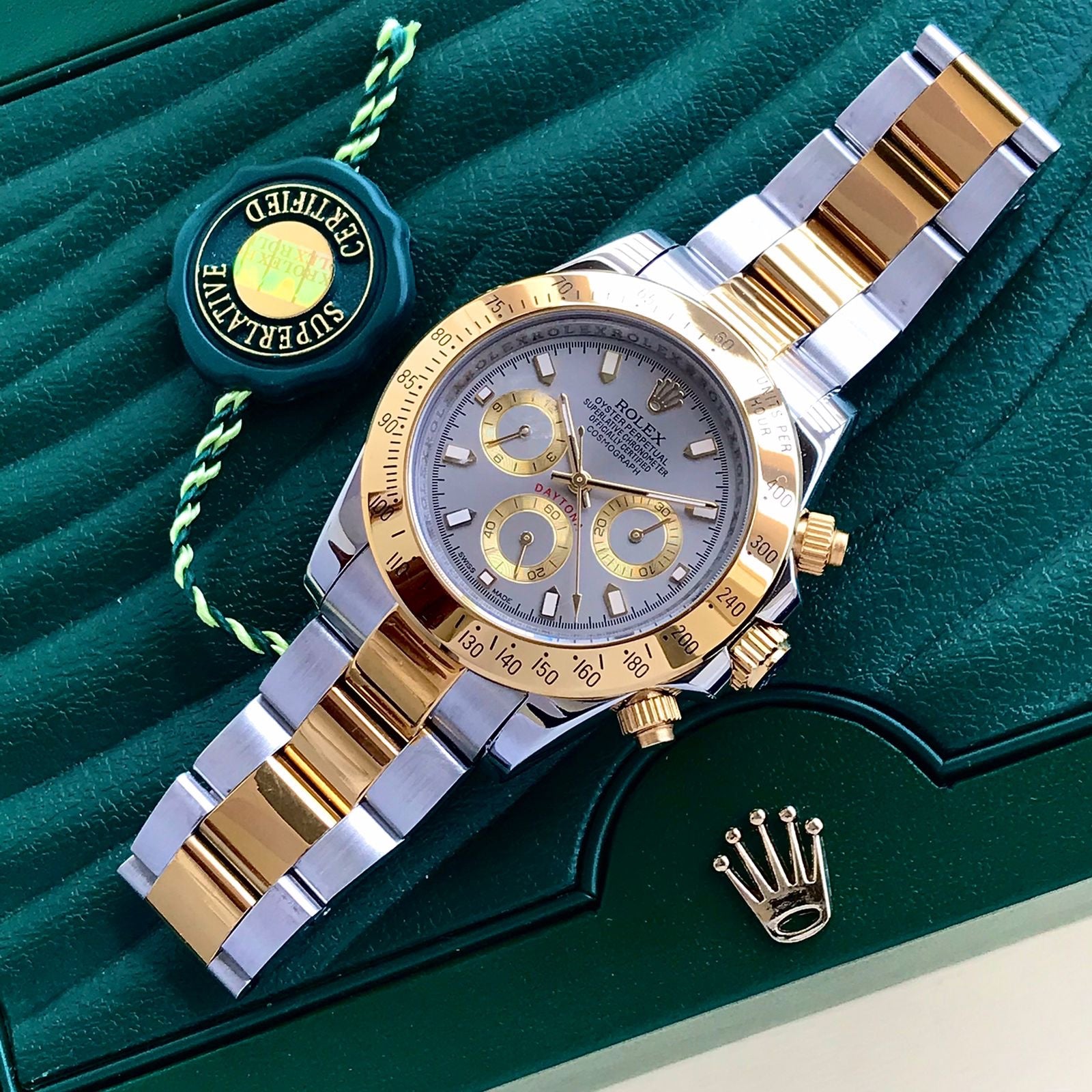 Rolex Cosmograph Daytona Two Tone Gold Automatic Mens Watch