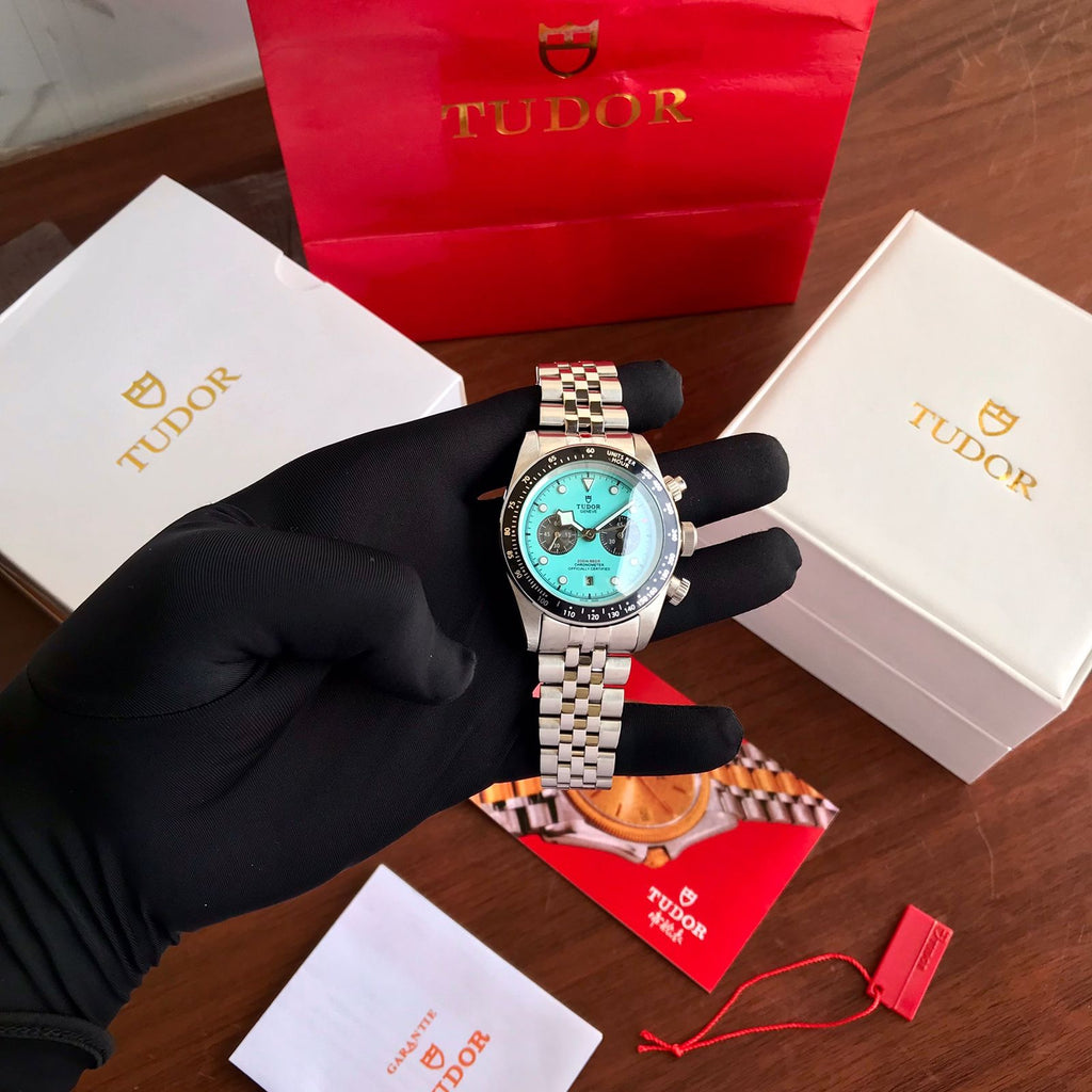 Tudor Black Bay Chrono 41mm Blue Flamingo Dial automatic men’s Watch