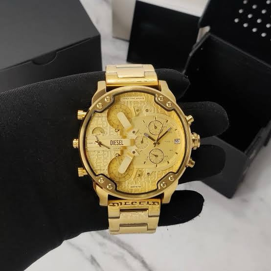 Diesel Bid Daddy DZ7479 2.0 Gold Edition Analog Chronographs Men’s Watch