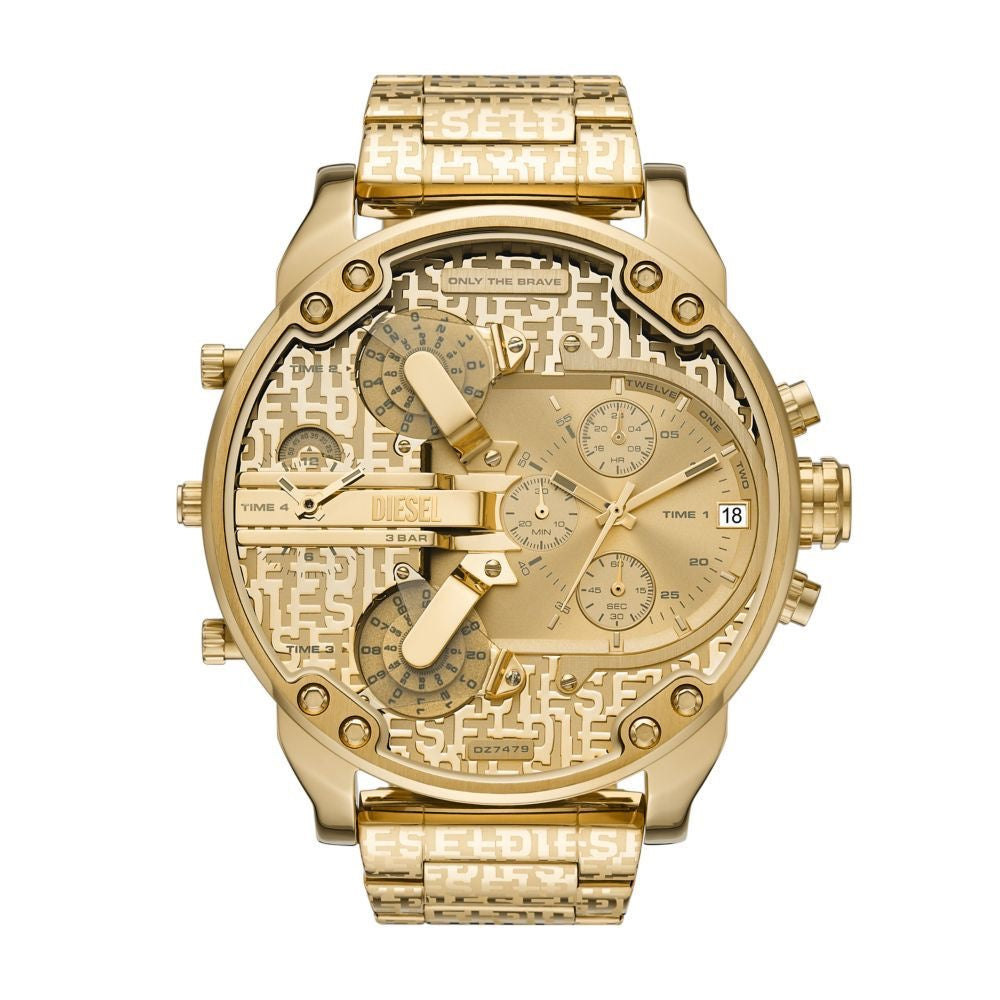 Diesel Bid Daddy DZ7479 2.0 Gold Edition Analog Chronographs Men’s Watch