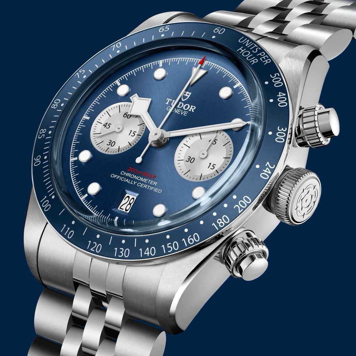 Tudor Black Bay Chrono Blue Dial Boutique Edition men’s Watch .