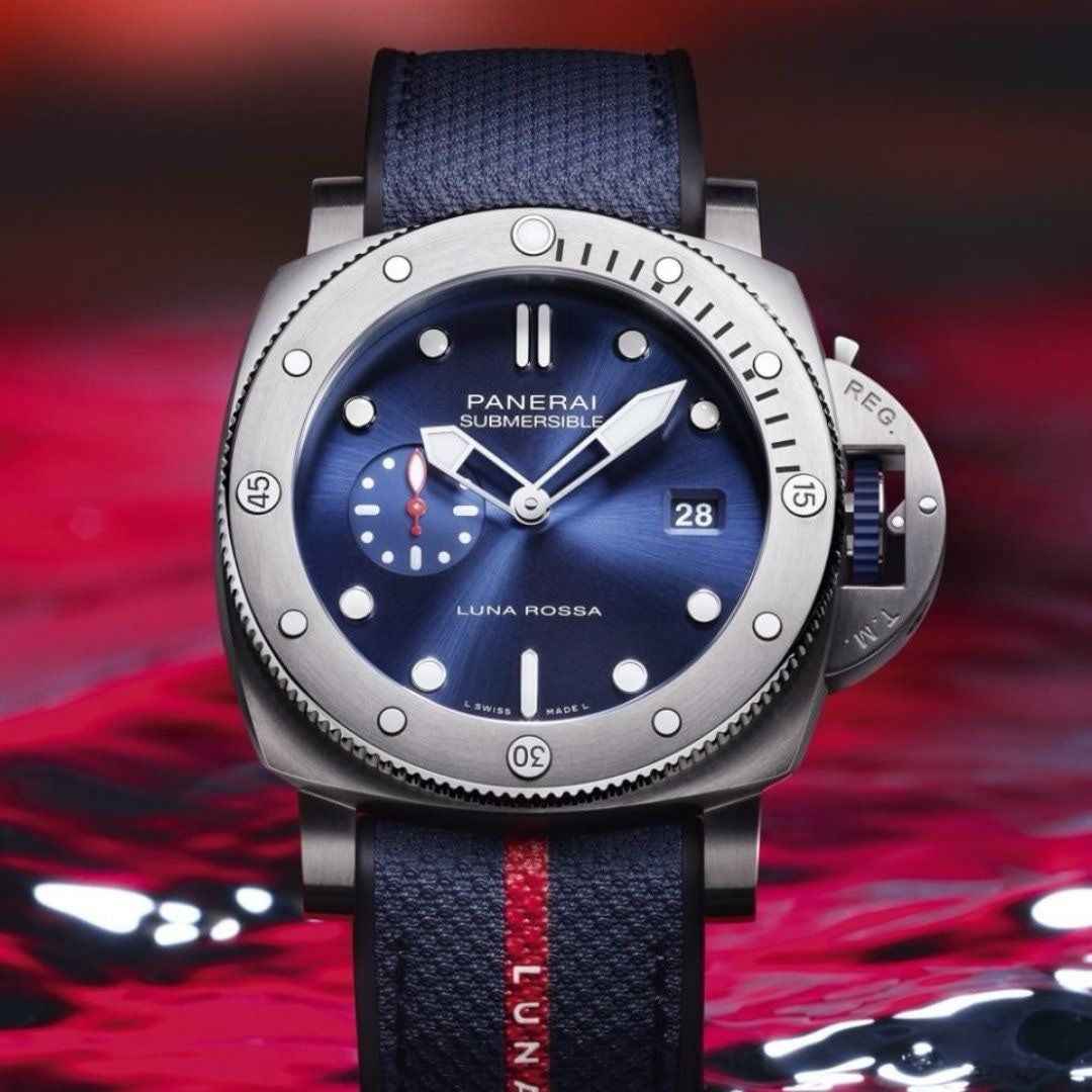 Panerai Submersible 44mm Blue Dial Quaranta Quattro Luna Rossa Boutique Automatic men’s Watch