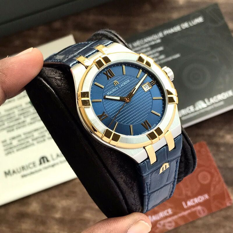 MAURICE LACROIX AI1008-PVY11-432-1 Aikon Quartz Watch for Men’s