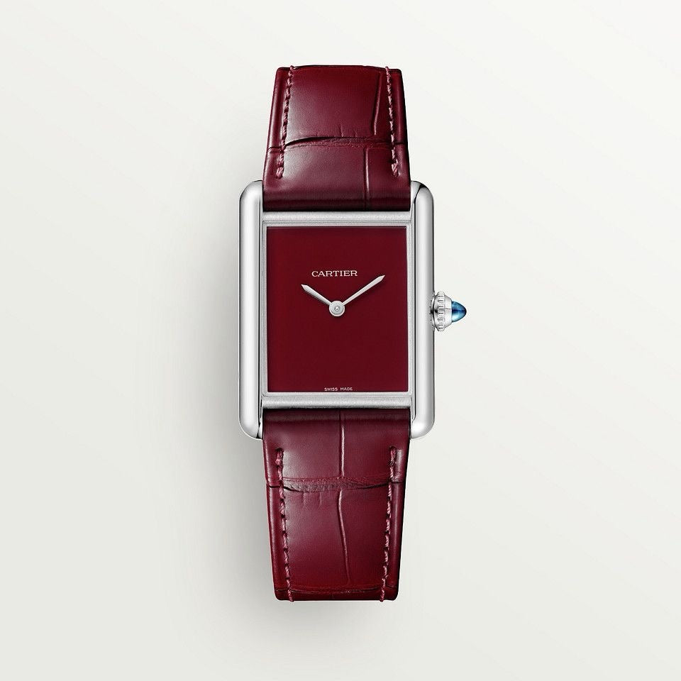 Cartier Tank Premium Unisex Watch – Red Dial Edition
