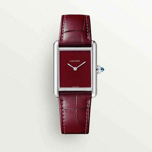 Cartier Tank Premium Unisex Watch – Red Dial Edition