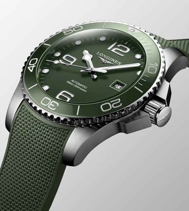 Longines HydroConquest Automatic Green Dial Mens Watch