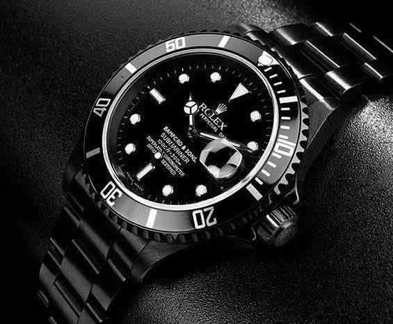 Rolex Submariner Full Black Stainless Steel Japanese Master Quality Mens Watch