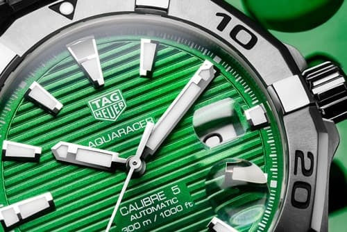 TAG HEUER Men’s Aquaracer Calibre 5 43mm Green Dial Watch Japanese Automatic Master Quality Men’s Watch
