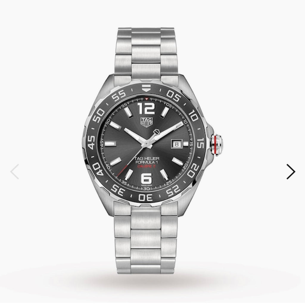 TAG Heuer Carerra Formula 1 Special Edition Re-Imagines Formula 1 Racing Grey Dial Automatic Mens Watch
