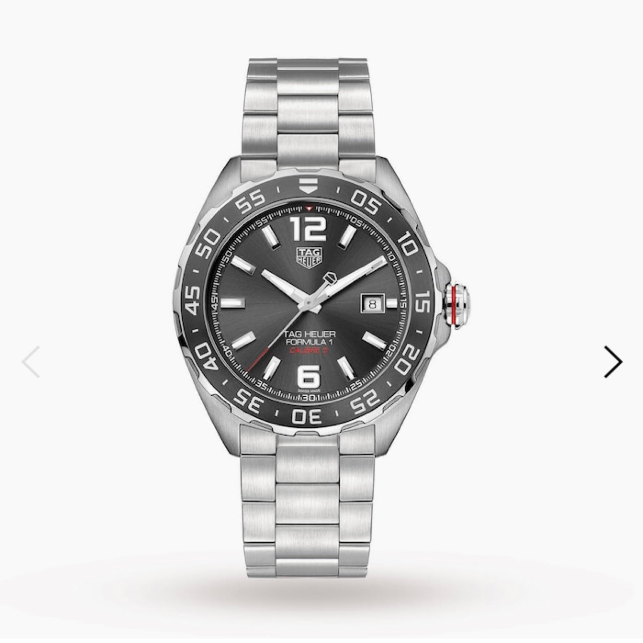 TAG Heuer Carerra Formula 1 Special Edition Re-Imagines Formula 1 Racing Grey Dial Automatic Mens Watch