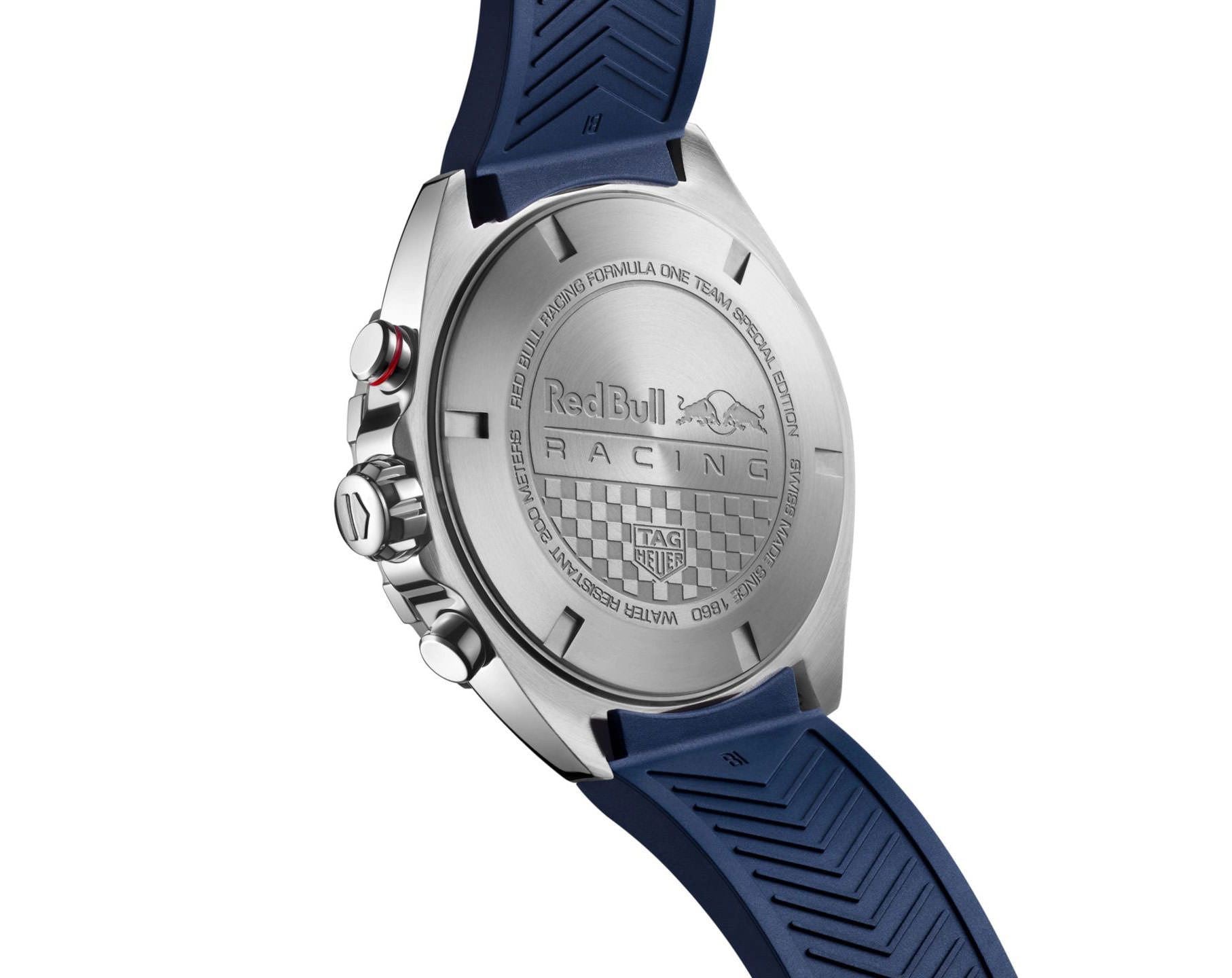 TAG Heuer Formula 1 X Red Bull Racing Blue Rubber Belt Special Edition Master Quality Mens Watch