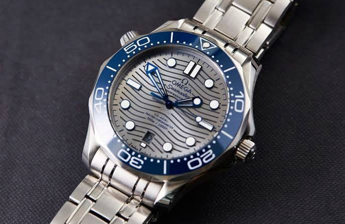Omega Seamster Co-Axial Japanese Automatic Grey Dial Stainless Steel Mens Watch