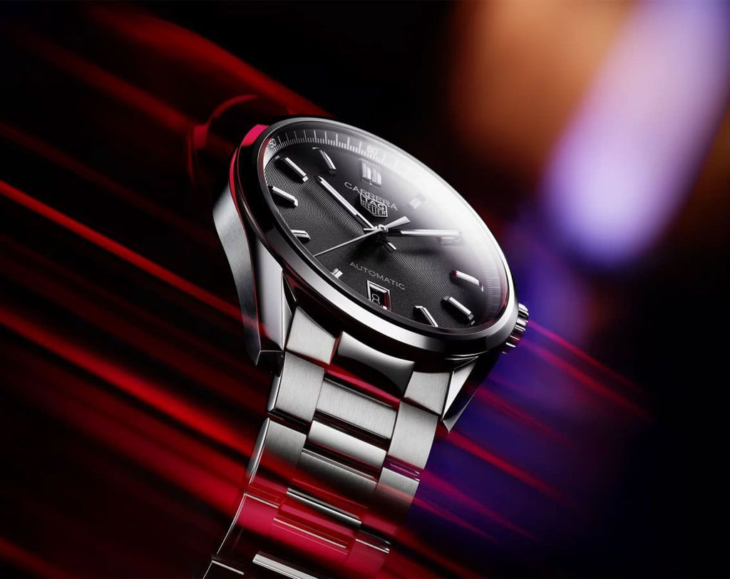 Tag Heuer Calibre 5 Stainless Steel Black Dial Automatic Master Quality Mens Watch