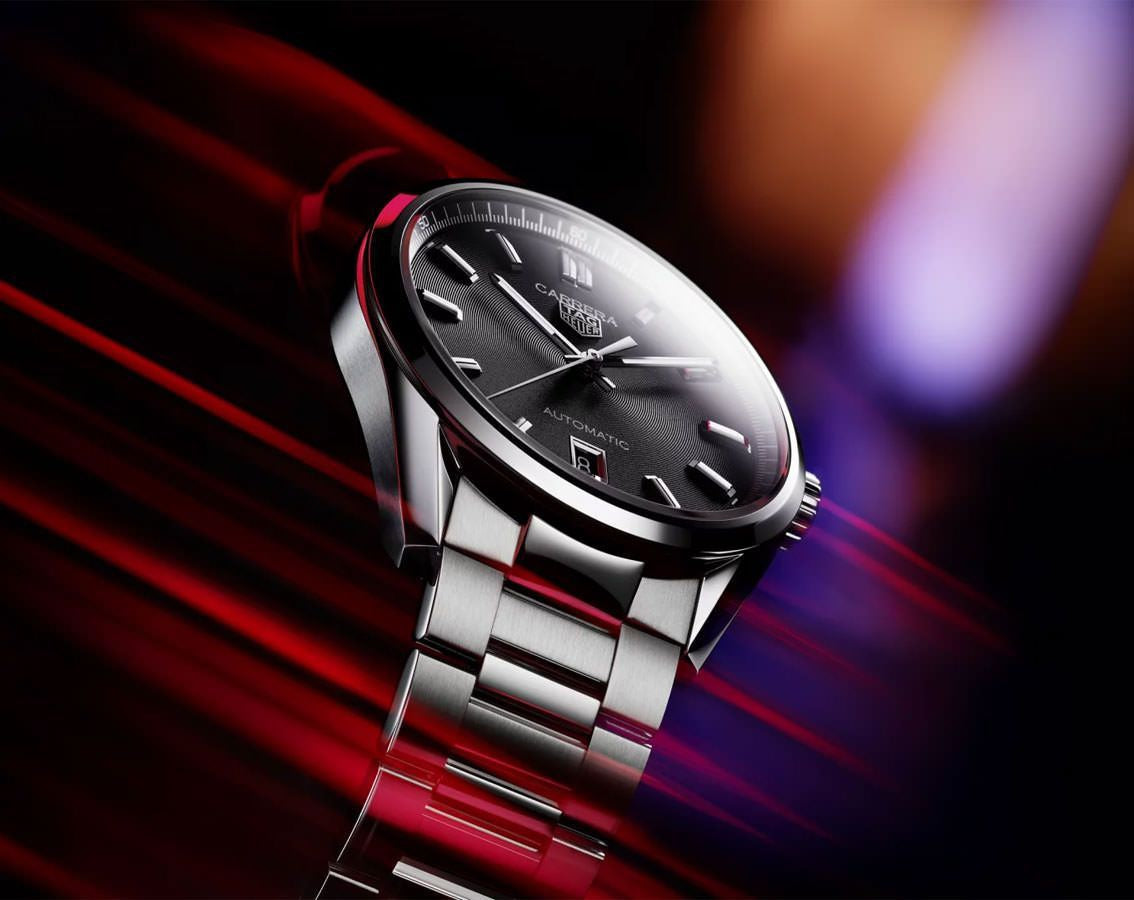 Tag Heuer Calibre 5 Stainless Steel Black Dial Automatic Master Quality Mens Watch