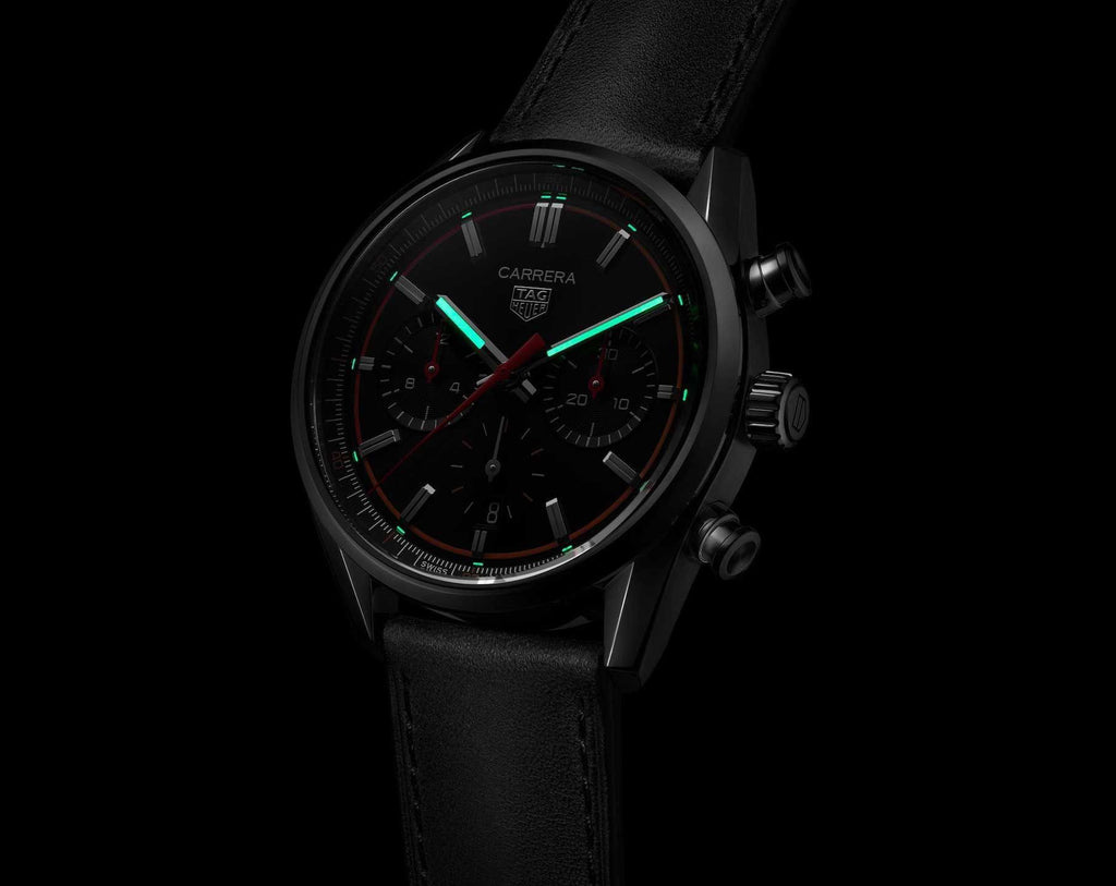 Tag Heuer Carrera Japanese Machinery Black Dial Master Quality Mens Watch