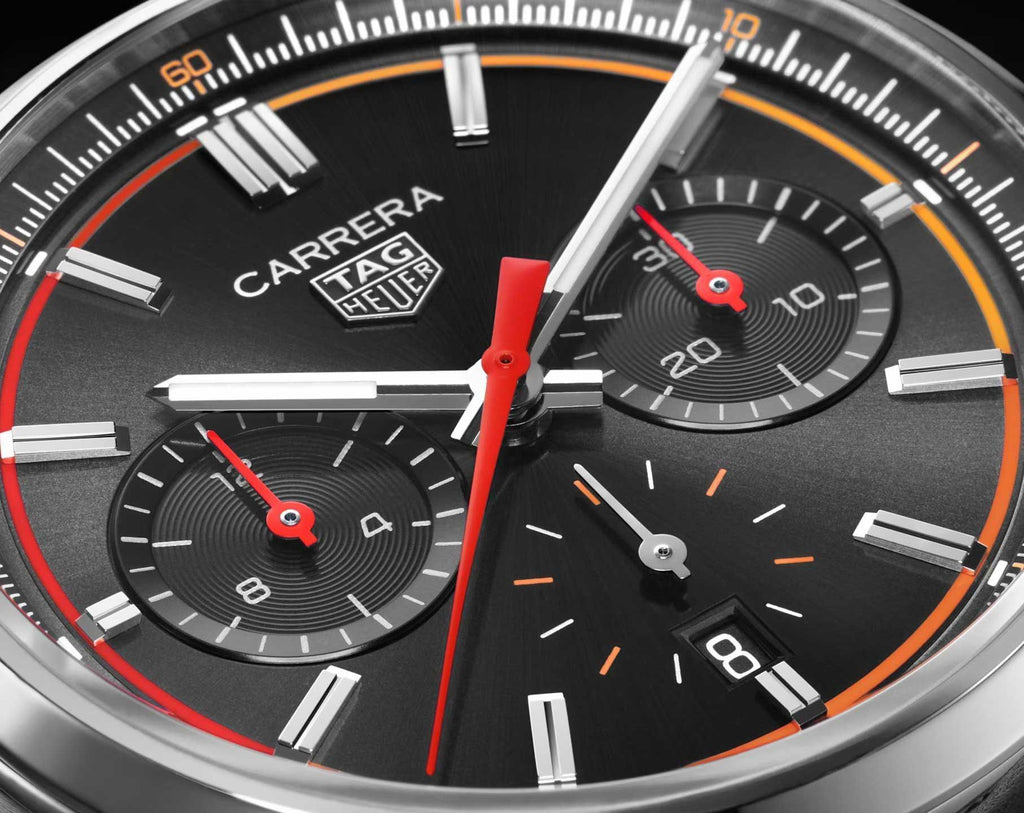 Tag Heuer Carrera Japanese Machinery Black Dial Master Quality Mens Watch