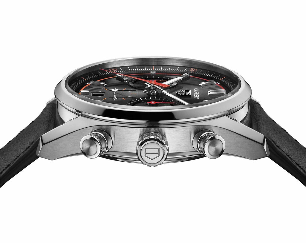 Tag Heuer Carrera Japanese Machinery Black Dial Master Quality Mens Watch