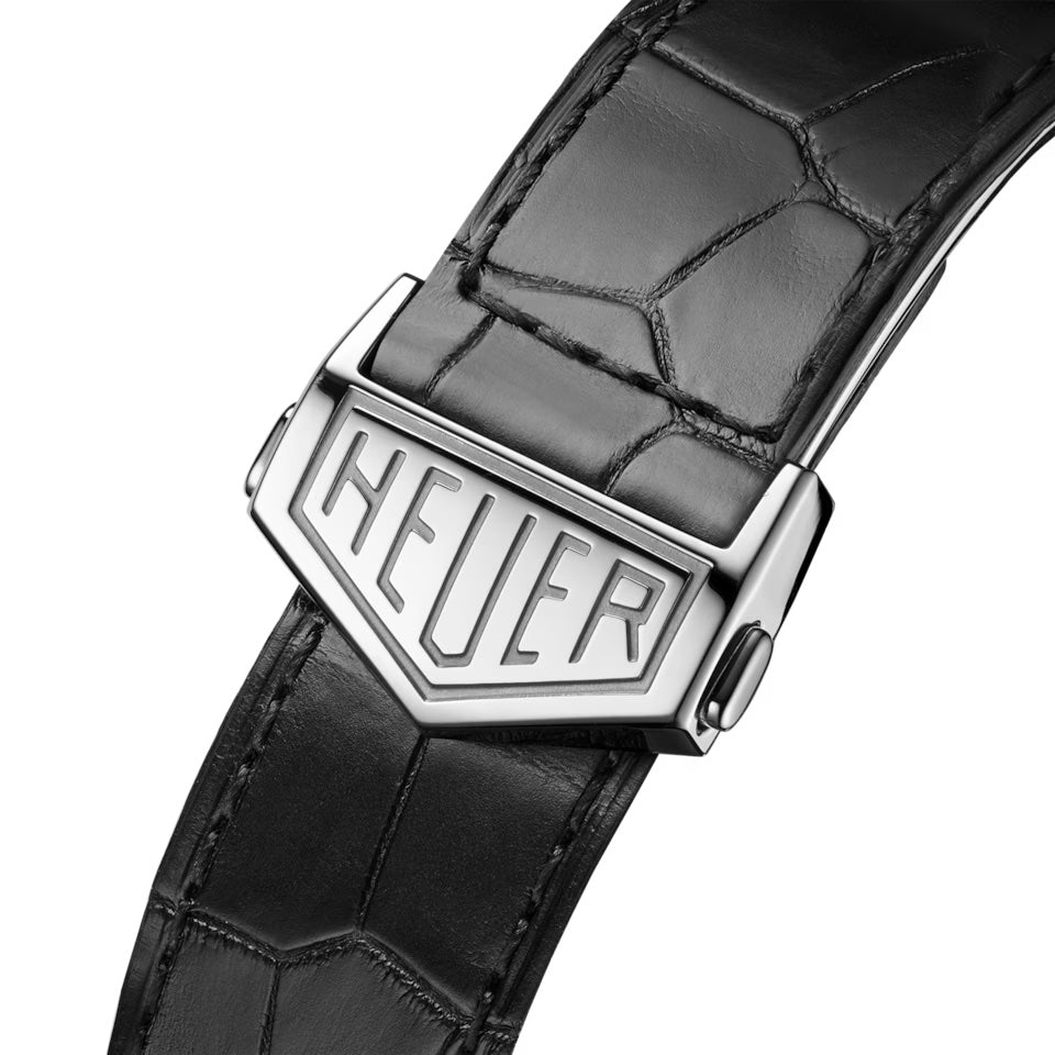 Tag Heuer Grand Carrera Red Dial & Black Leather Strap Japanese Master Quality Men’s Watch