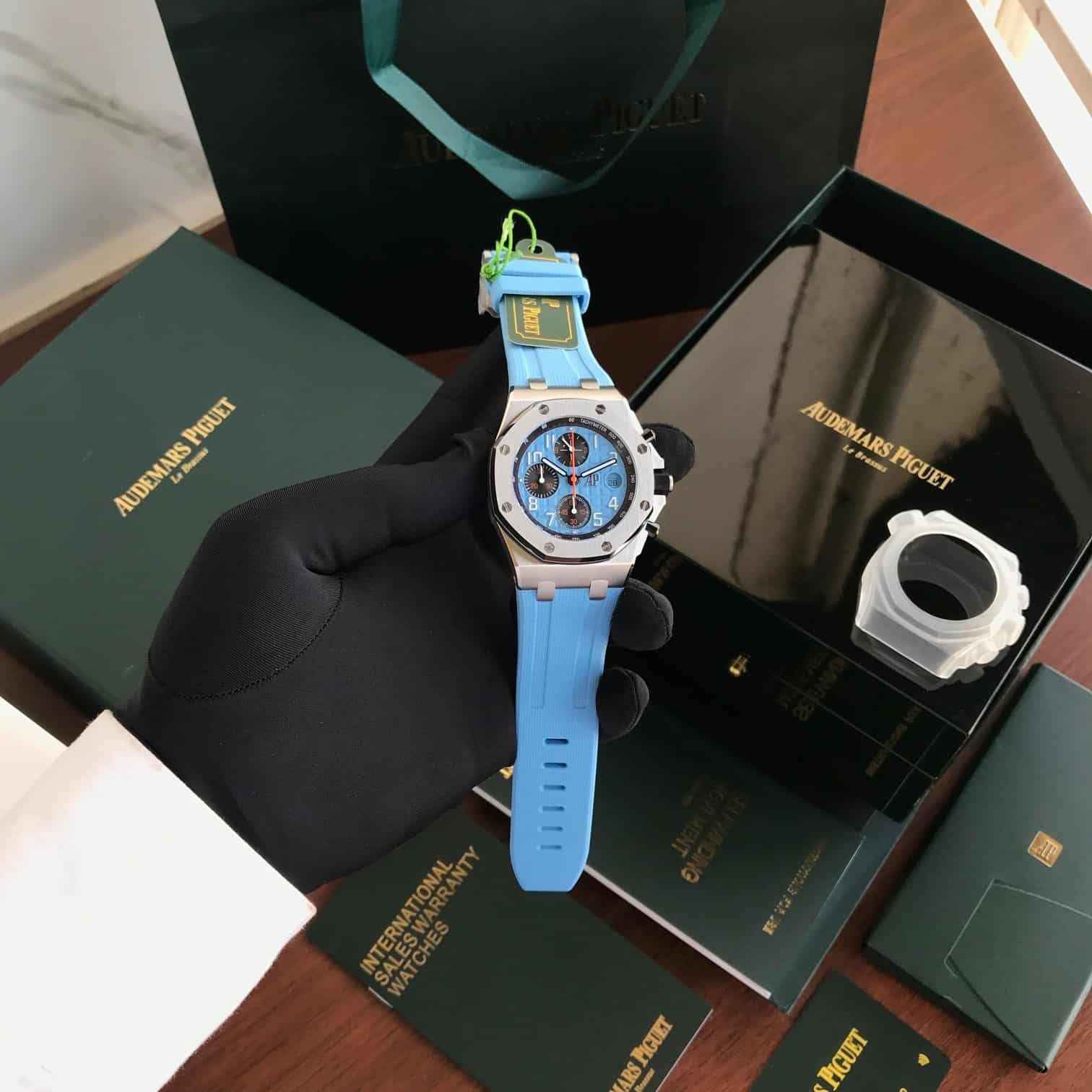 Audemars Piguet Royal Oak Offshore Complete Mint 42mm Swiss ETA - Therealtime