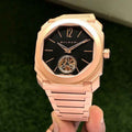 BULGARI Octo Finissimo Tourbillion RoseGold Black Dial Automatic Mens Watch