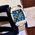 Versace VE6H00723 Two Tone Blue Dial Japanese Quartz Mens Watch