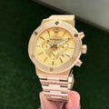 VERSACE Chronograph Yellow Gold Color Dial Men Watch VEZ900421