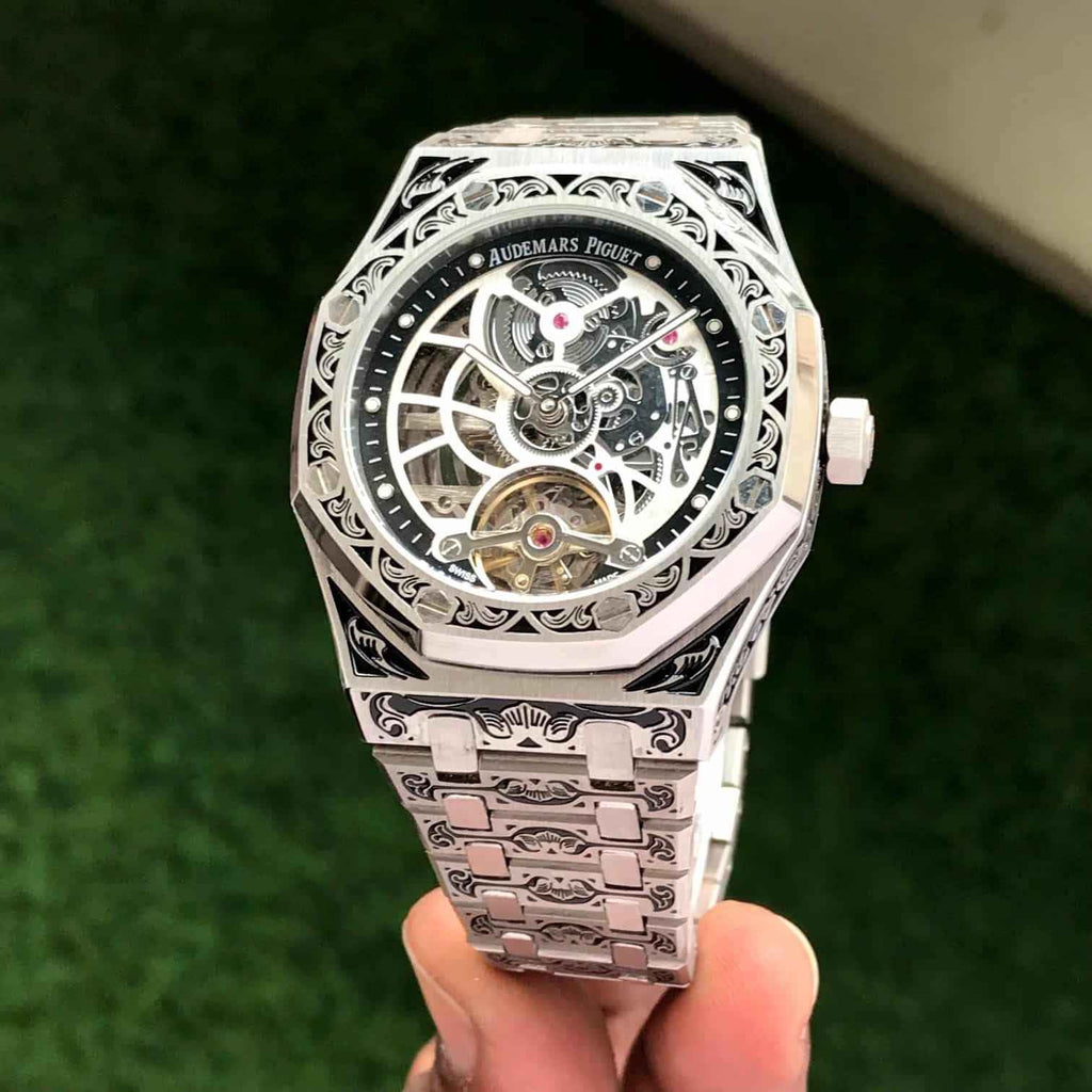 Audemars Piguet Skeleton Watch - Double Balance Wheel Limited Edition Men’s Timepiece - Therealtime