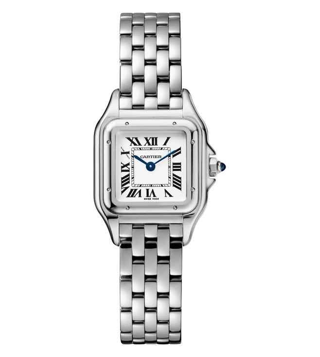 Cartier Panthere De Cartier Silver White Dial Premium Women’s Watch - Therealtime