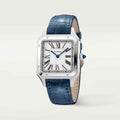 Cartier Santos Dumont Premium Silver White Dial Unisex Watch - Therealtime