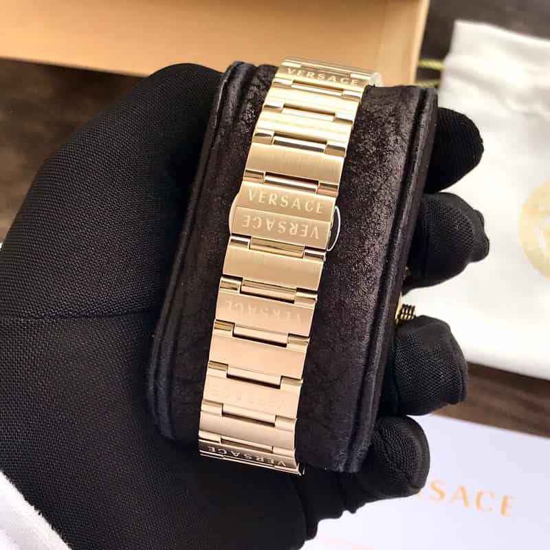 VERSACE Chronograph Yellow Gold Color Dial Men Watch VEZ900421