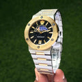 VERSACE VE7G00223 GRECA LOGO Moon Phase Two Tone Analog Womens Watch