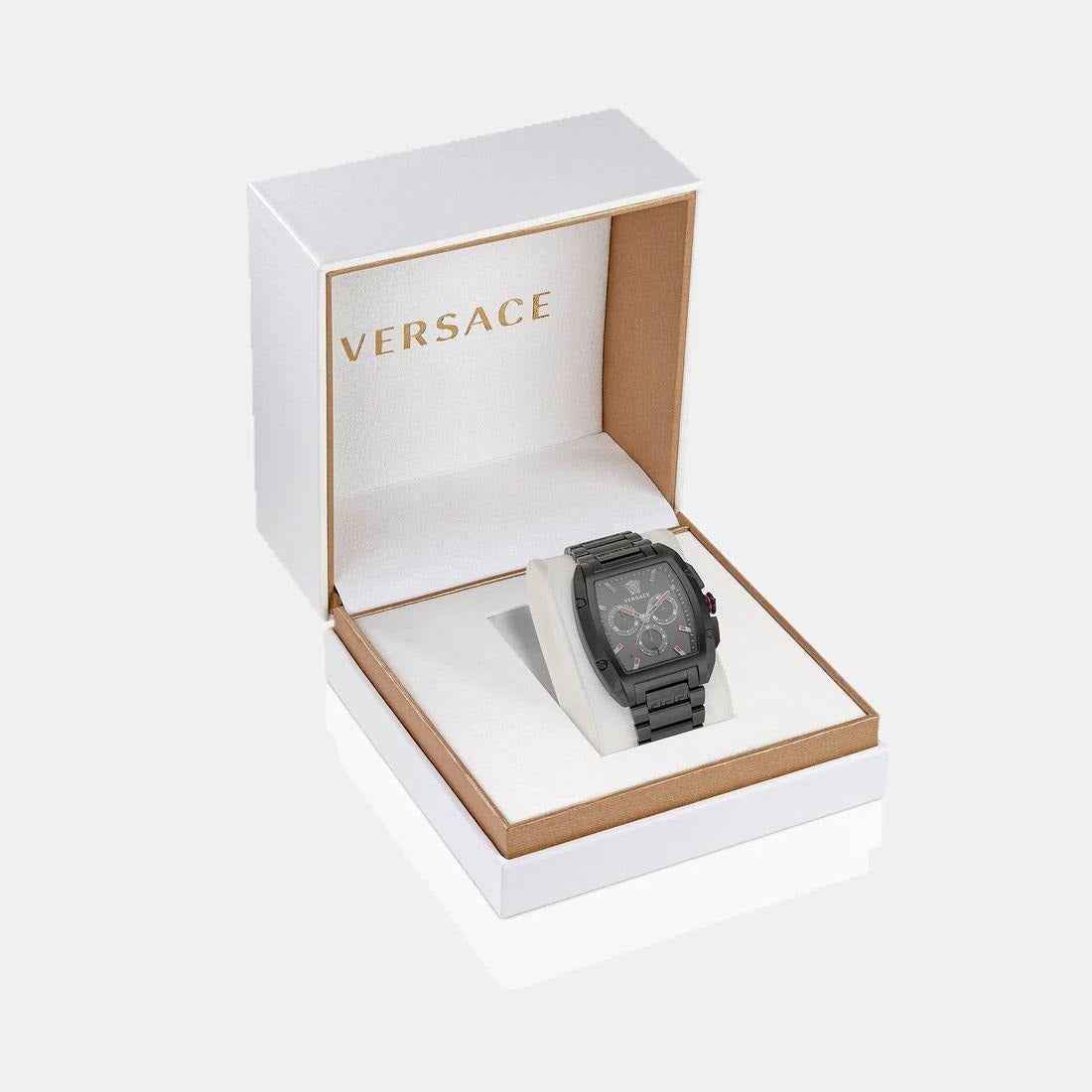 VERSACE VE6H00623 Black Chronograph Stainless Steel Men’s Watch