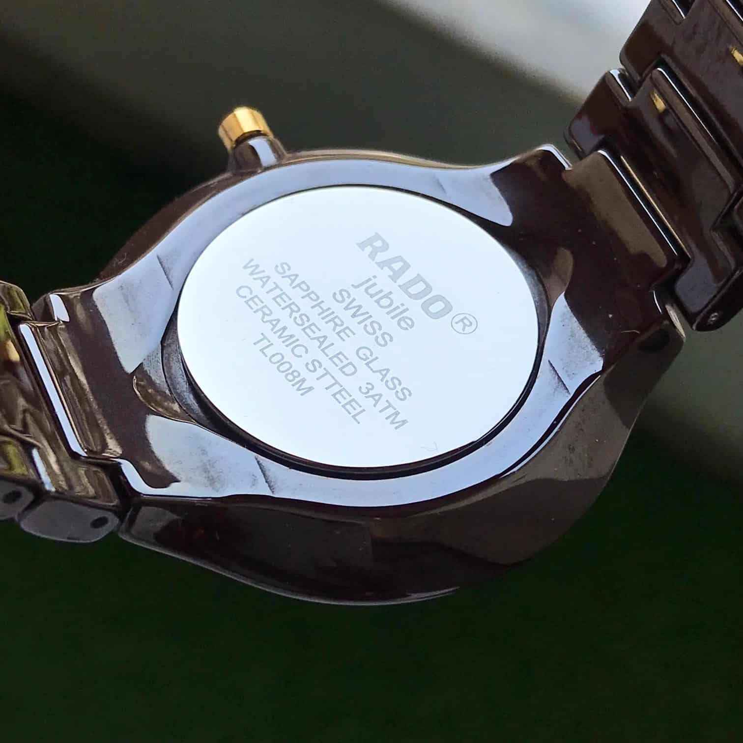 Rado True Thinline Brown Ceramica Japanese Unisex Watch